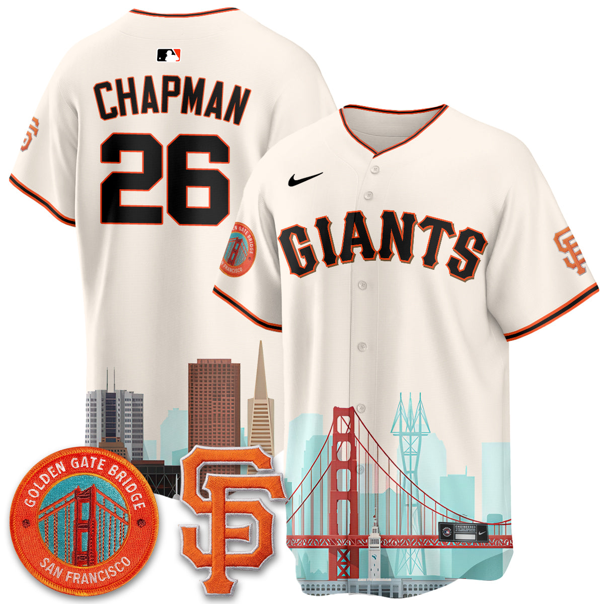 SF SF City Edition Vapor Jersey - Stitched