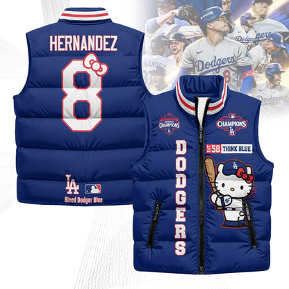 LAD x Meow KT Puffer Vest - Printed