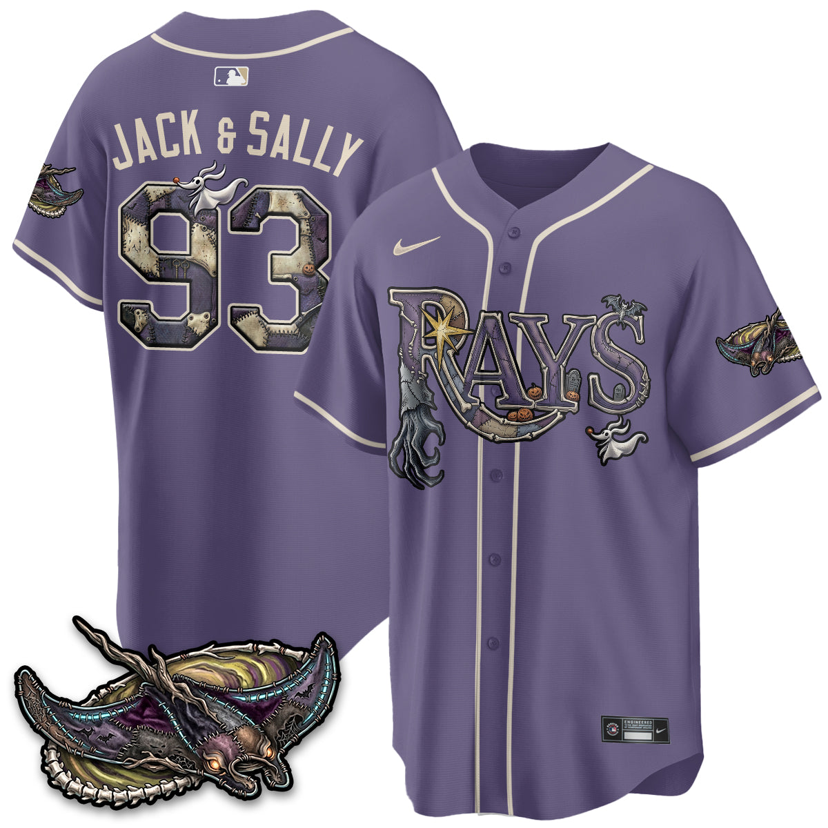 TB Nightmare Edition Vapor Jersey - Stitched