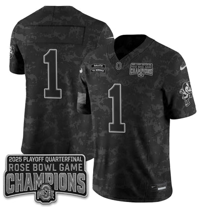 OSU 2026 Salute to Service Vapor Jersey - Stitched