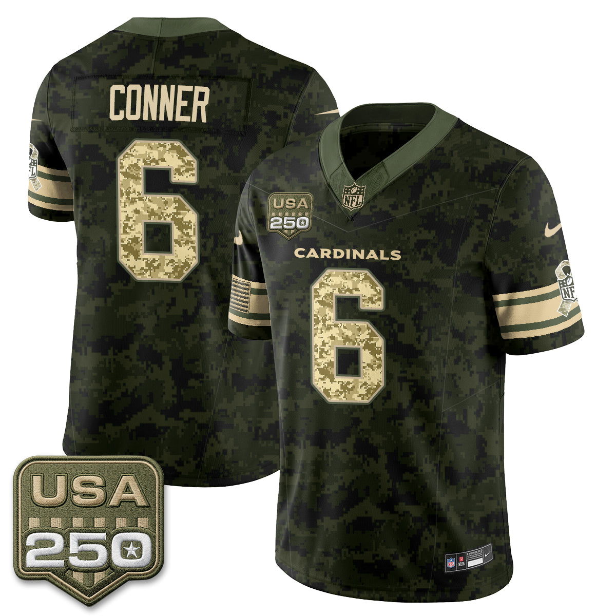 ARI 2026 Salute to Service Vapor Jersey - Stitched