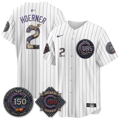 Chicago Cubs Nightmare Edition Vapor Limited Jersey - Printed