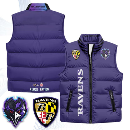 BAL "The Flock" Puffer Vest - Printed (2)
