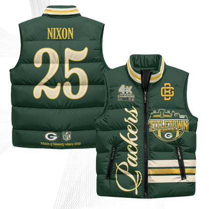 GB 2026 Rivalries Puffer Vest - Printed