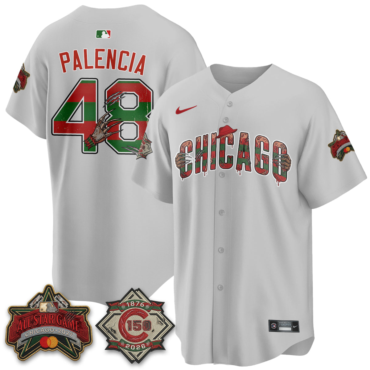 CHC A Nightmare on Wrigley Field Edition Vapor Jersey - Stitched