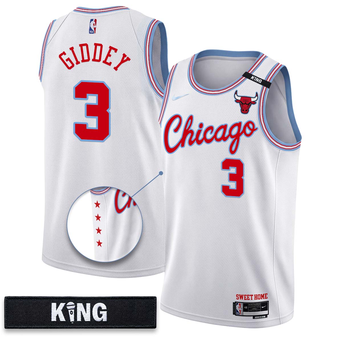 Chicago Bulls 10 Years Anniversary Vapor Jersey - Stitched