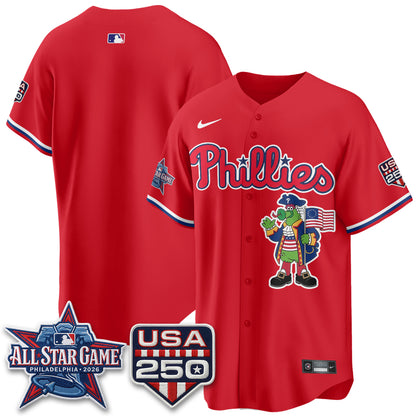 Philadelphia Phillies 2026 All Star Phanatic Edition Vapor Jersey - Stitched