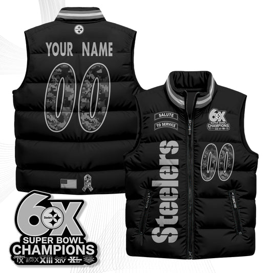 PIT 2026 Salute to Service Custom Puffer Vest - Printed