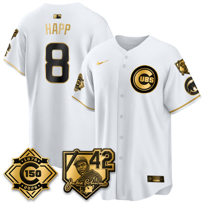 CHC 150th Anniversary & Jackie Robinson Day Patch Vapor Premier Limited Jersey - All Stitched