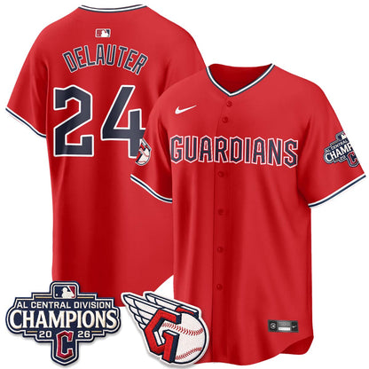 CLE 2026 AL Central Champs Vapor Jersey - Stitched