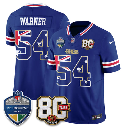 SF Melbourne Game 2026 Vapor Jersey - Stitched