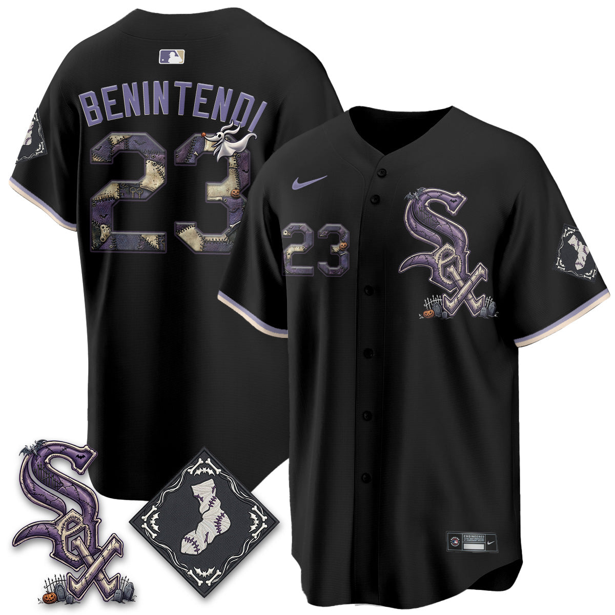 Chicago White Sox Nightmare Edition Vapor Jersey - Stitched