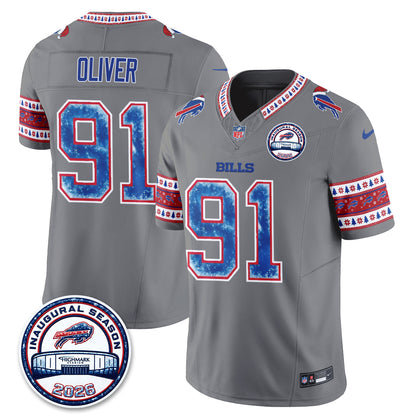 BUF Xmas Edition Vapor Jersey - Stitched