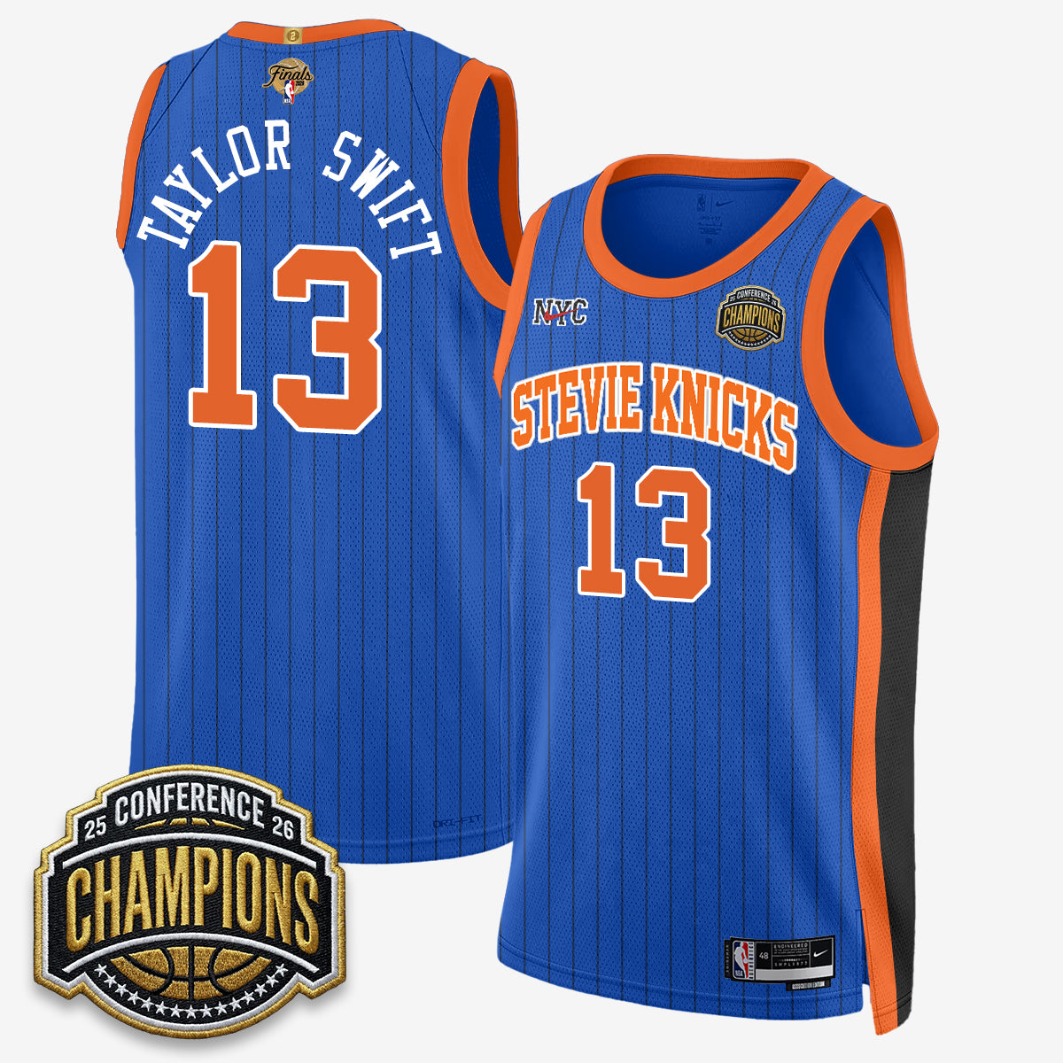 New York Knicks 2026 Finals TS Jersey- Stitched