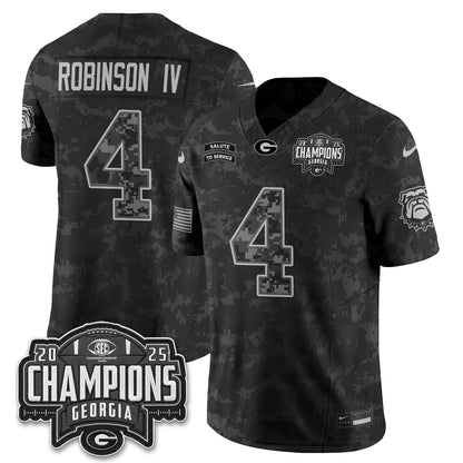 UGA 2026 Salute to Service Vapor Jersey - Stitched
