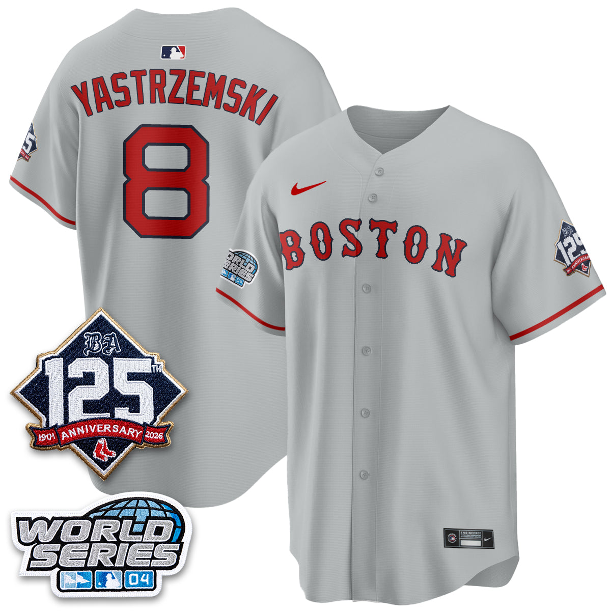Boston Red Sox Throwback 2004 Vapor Jersey - Stitched