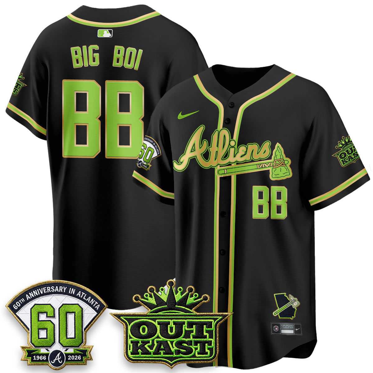 ATL x Outkast Atliens Vapor Jersey - Stitched