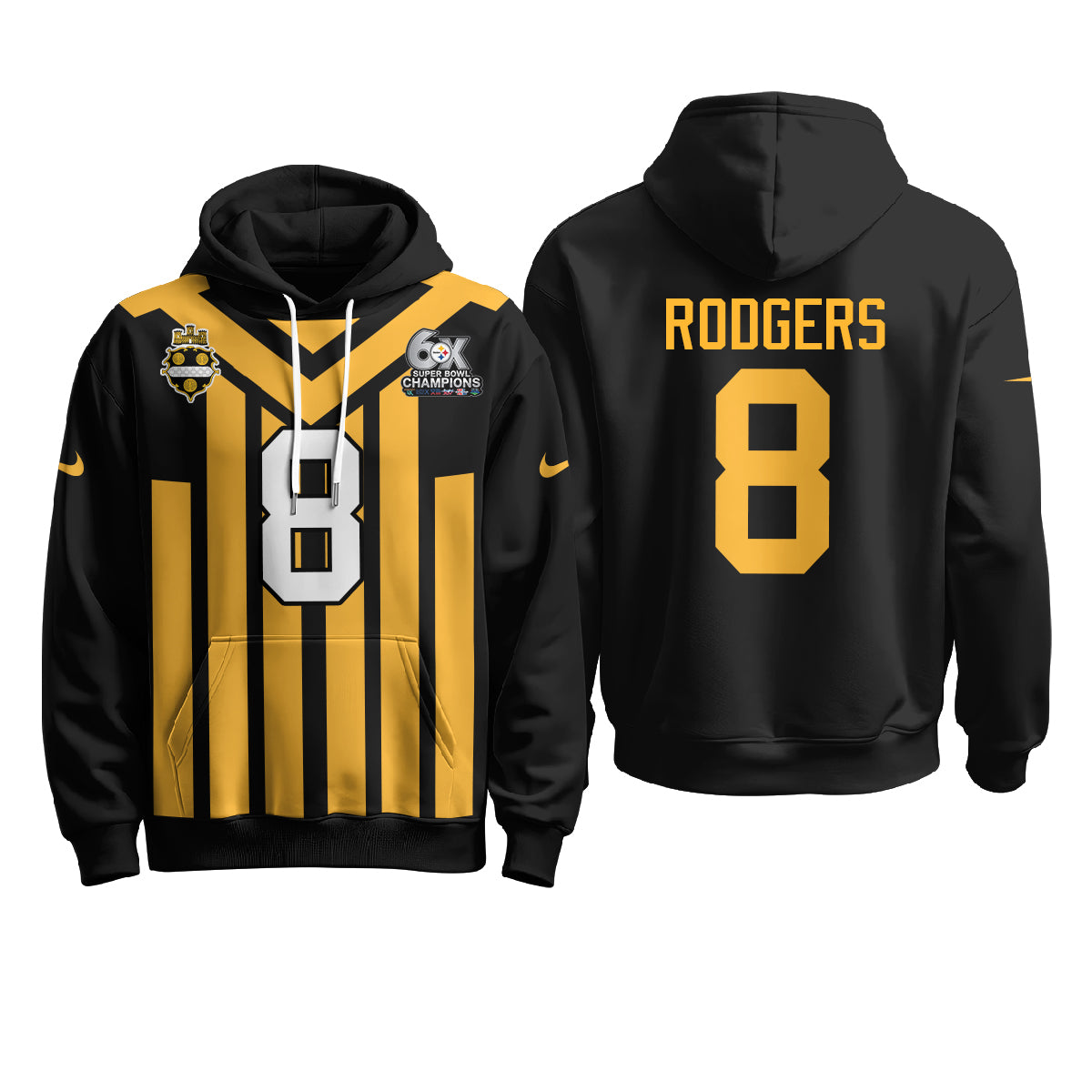 PIT 6X Champs Rivalries Fleece Hoodie - Printed