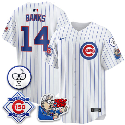 CHC 150th Anniversary Harry Caray Holy Cow Vapor Premier Limited Jersey - All Stitched V2