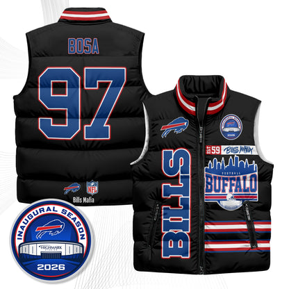 BUF "Mafia" Edition Puffer Vest - Printed