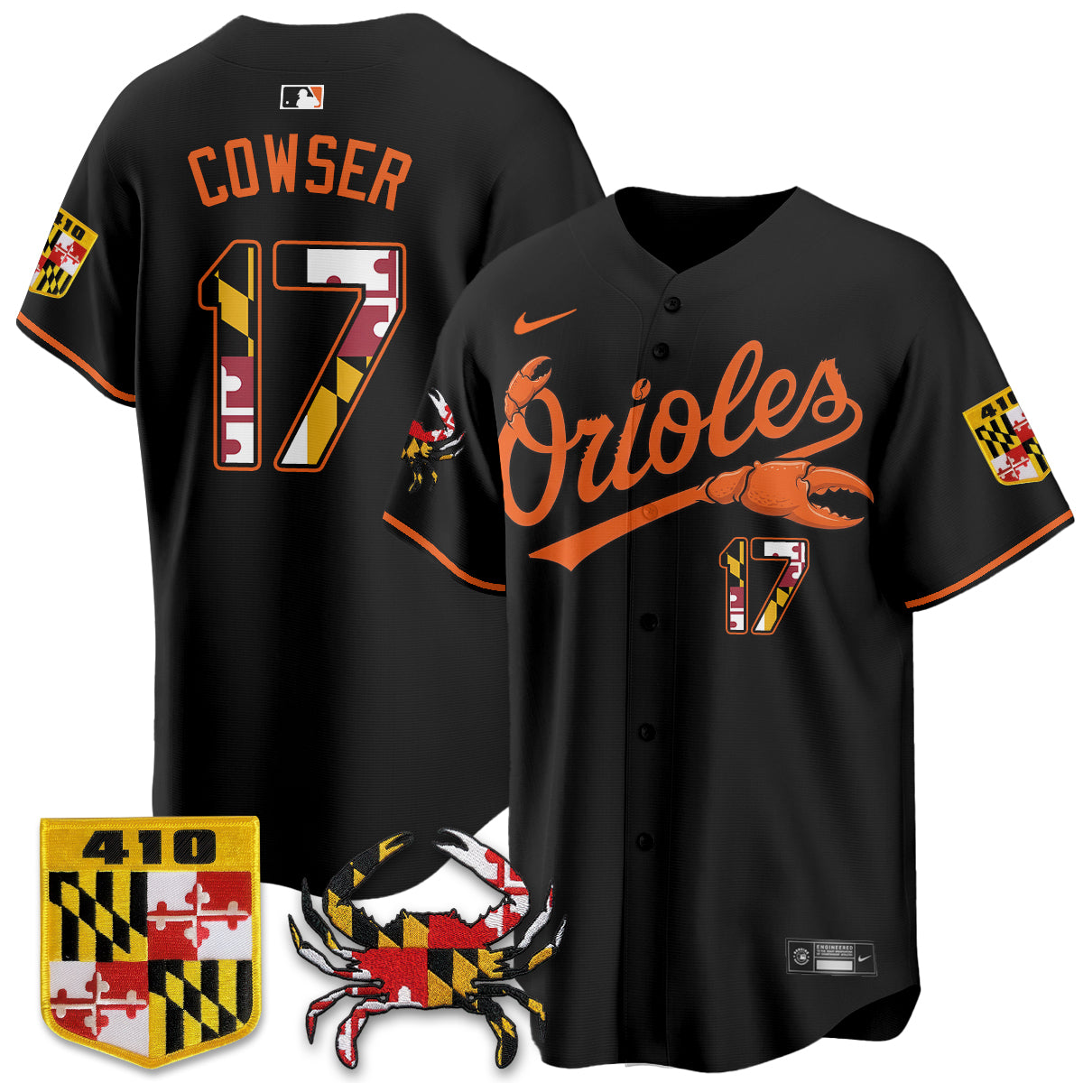 BAL Crab x Maryland Vapor Limited Jersey - Stitched