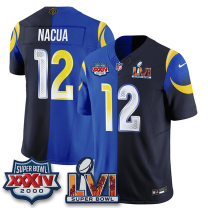 Los Angeles Rams Rivalries Split Vapor Jersey - Stitched