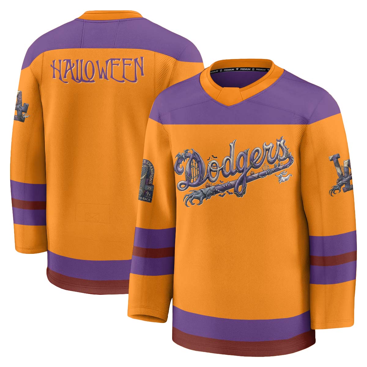 LAD Nightmare Halloween Edition Hockey Jersey - Printed