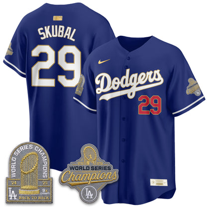 Los Angeles Dodgers Welcome No.29 Vapor Jersey- Stitched