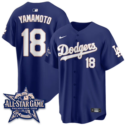 Los Angeles Dodgers All Star Game 2026 Vapor Jersey - Stitched
