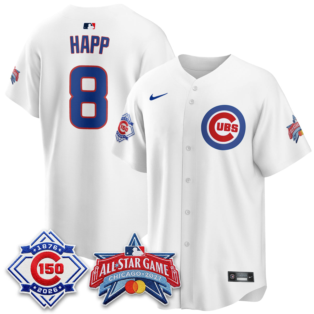 Chicago Cubs 2027 All Star Game Vapor Limited Jersey - Stitched