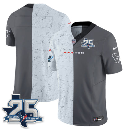 HOU Fan Gear Split Vapor Jersey - Stitched