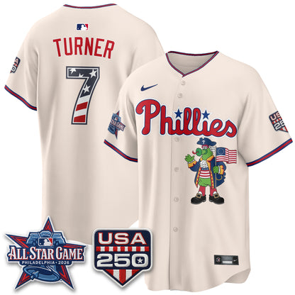 Philadelphia Phillies 2026 All Star Phanatic Edition Vapor Jersey - Stitched