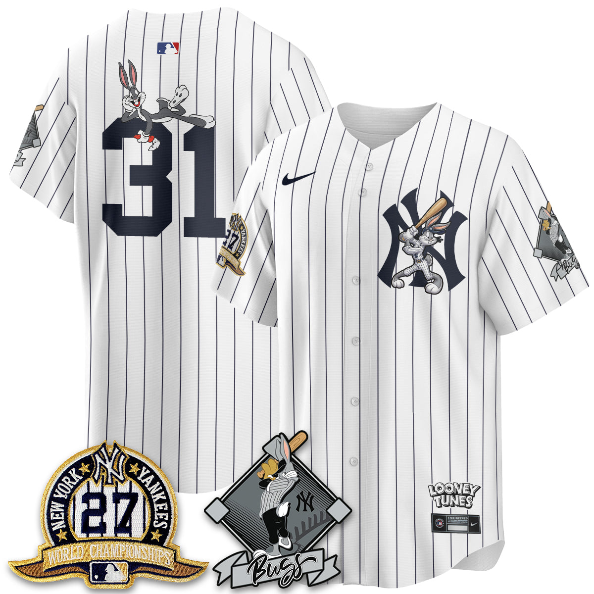 New York Yankees Bunny Vapor Limited Jersey V2- Stitched