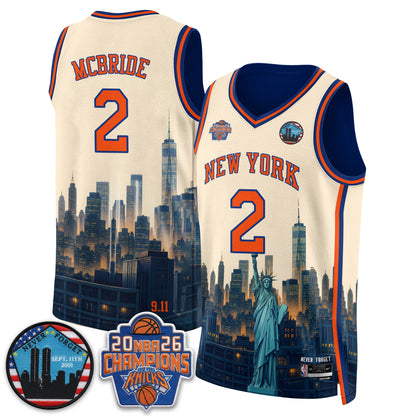 NYK Skyline Never Forget 9/11 Edition Vapor Jersey - Printed