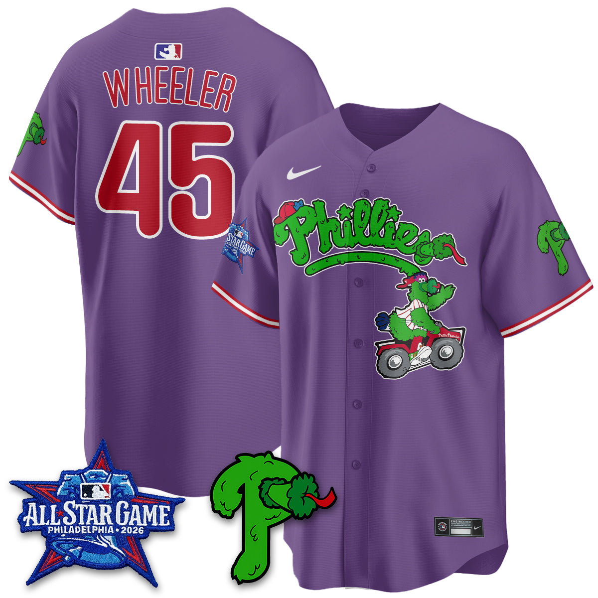 Philadelphia Phillies Phanatic Vapor Limited Jersey V2- Stitched