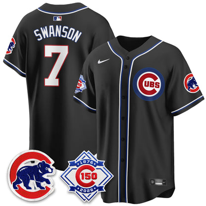 CHC 150th Anniversary Black Out Style Vapor Premier Limited Jersey - All Stitched (1)