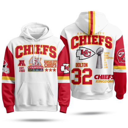 KC 4X Champs Gold Edition Fleece Hoodie - Printed