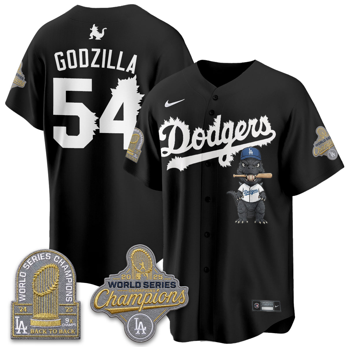 LAD x Godzilla Vapor Jersey- Stitched