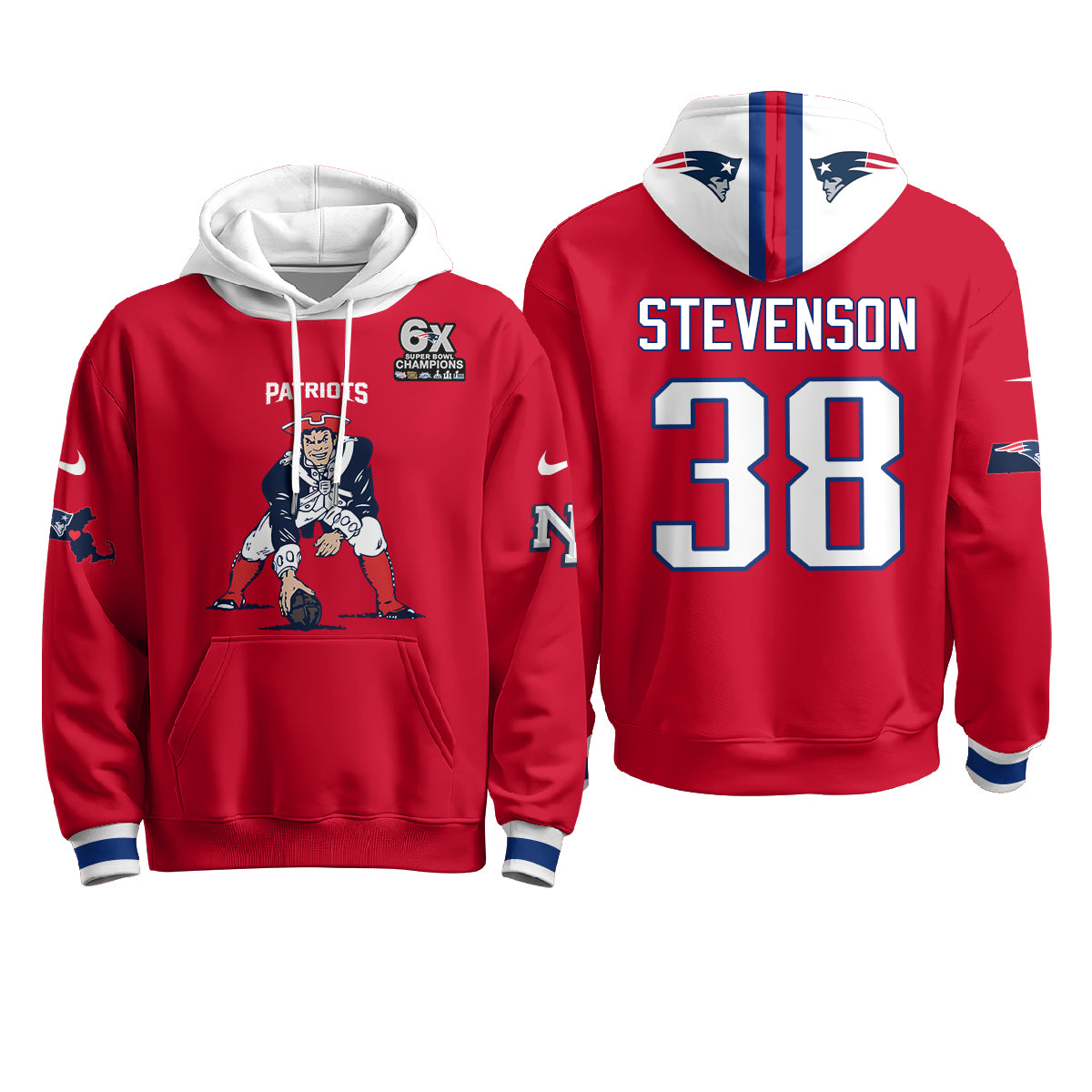 NE Minuteman Edition Hoodie - Stitched