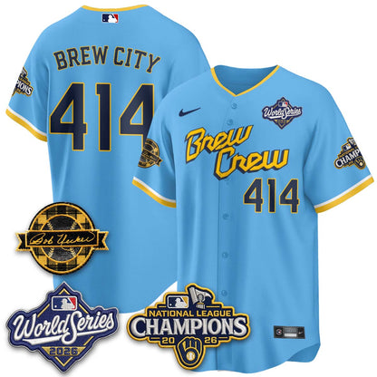 MIL 2026 NL Champions - Uecker Patch Navy Limited Edition - Stitched N1