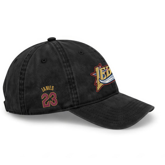 PHI LeBron James #23 Wash Hat - Embroidered