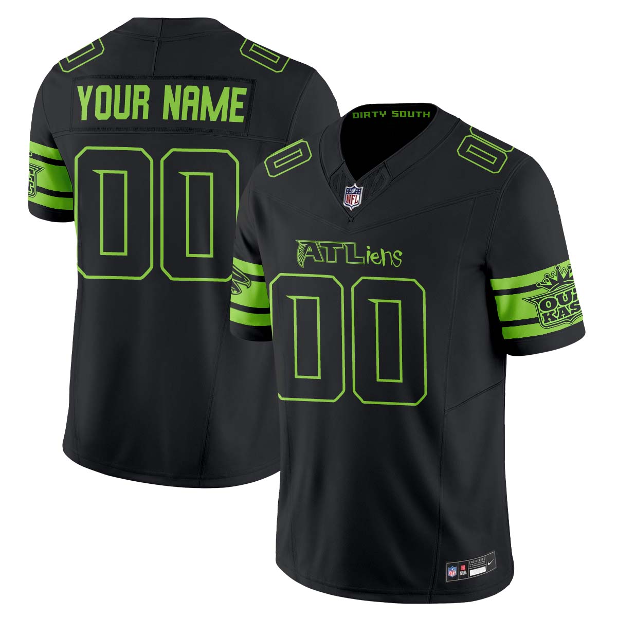 ATL 30th Anniversary ATLiens Custom Vapor Jersey - Stitched