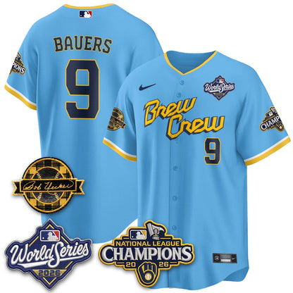 MIL 2026 NL Champions - Uecker Patch Navy Limited Edition - Stitched N1