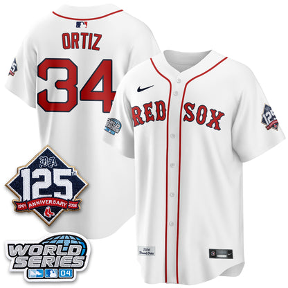 Boston Red Sox Throwback 2004 Vapor Jersey - Stitched