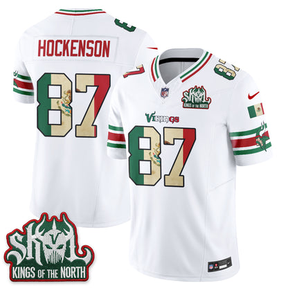 Minnesota Vikings Mexico Edition Vapor Jersey - Stitched