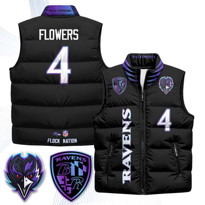 BAL "The Flock" Puffer Vest - Printed (2)