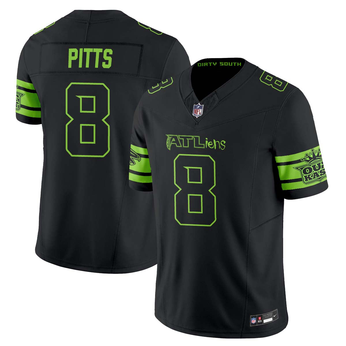 ATL 30th Anniversary ATLiens Vapor Jersey - Stitched