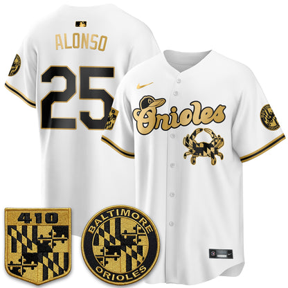 Baltimore Orioles Maryland Flag Vapor Limited Jersey - Stitched