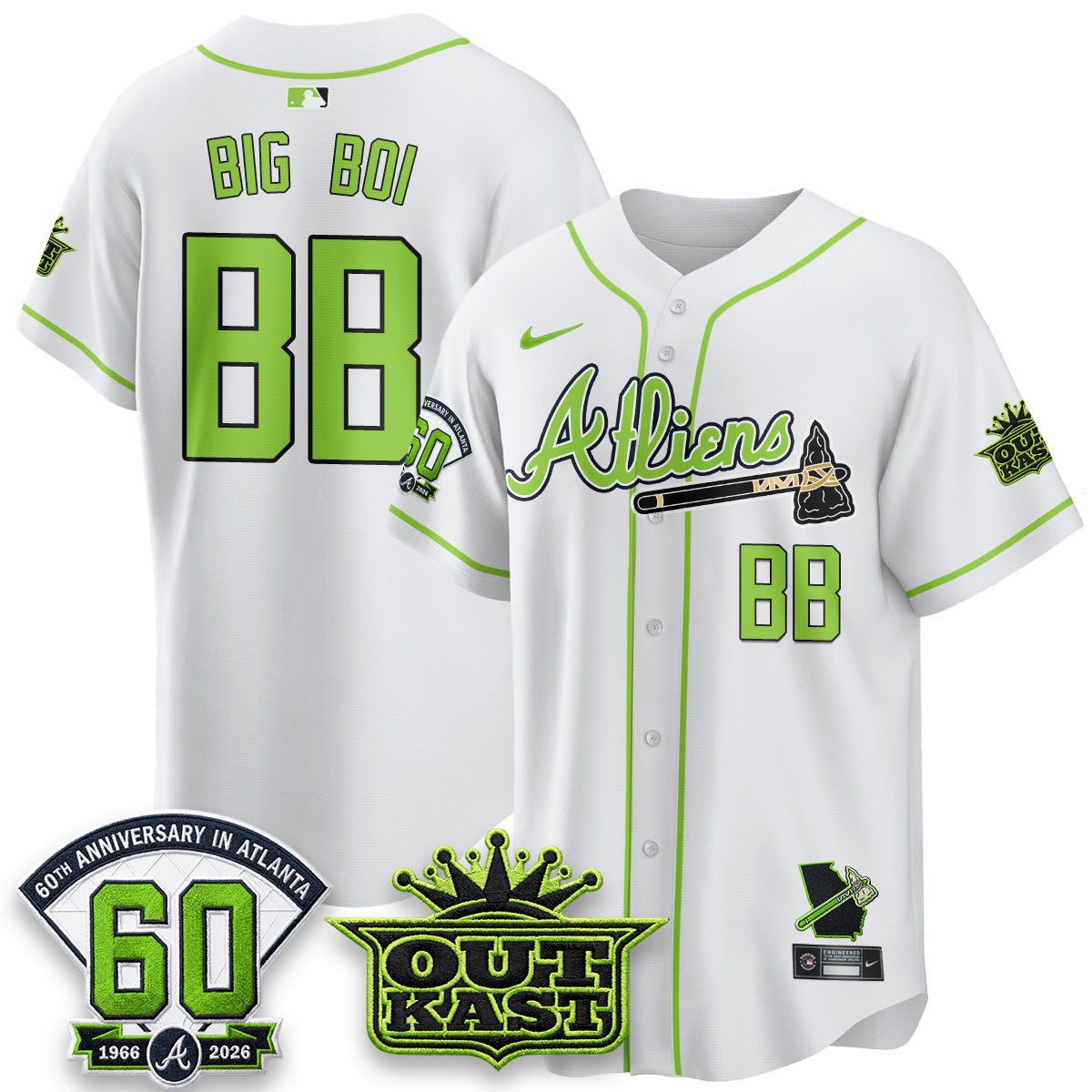 ATL x Outkast Atliens Vapor Jersey - Stitched