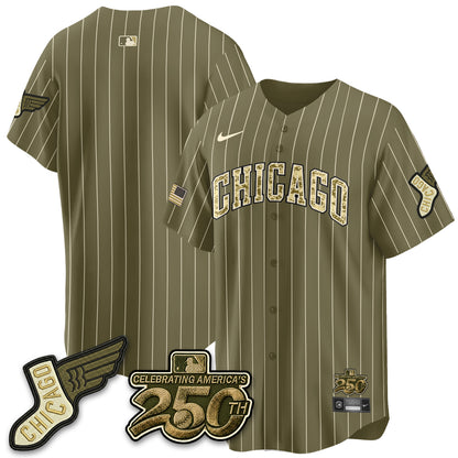 Chicago White Sox Salute to Service 2026 Vapor Limited Jersey - Stitched